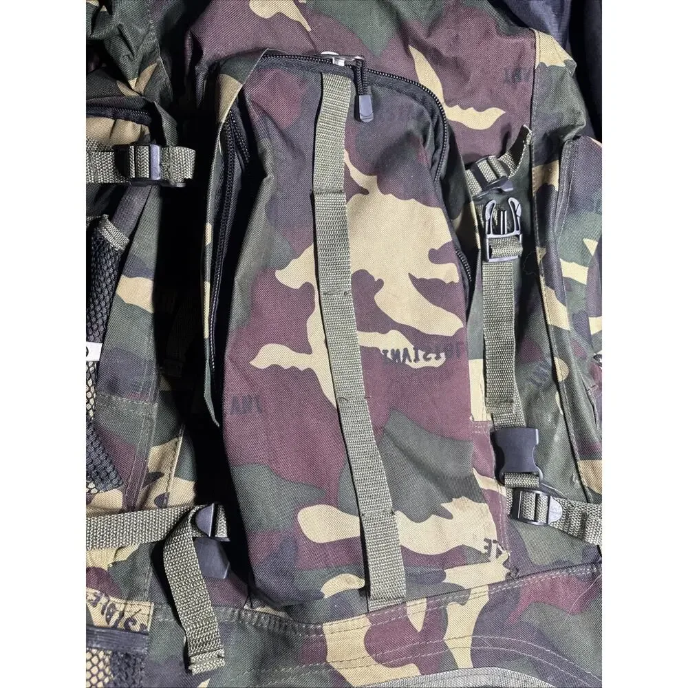 Heavy Duty Extreme Pak Camo Backpack Rucksack Hiking Camping Bug Out Bag